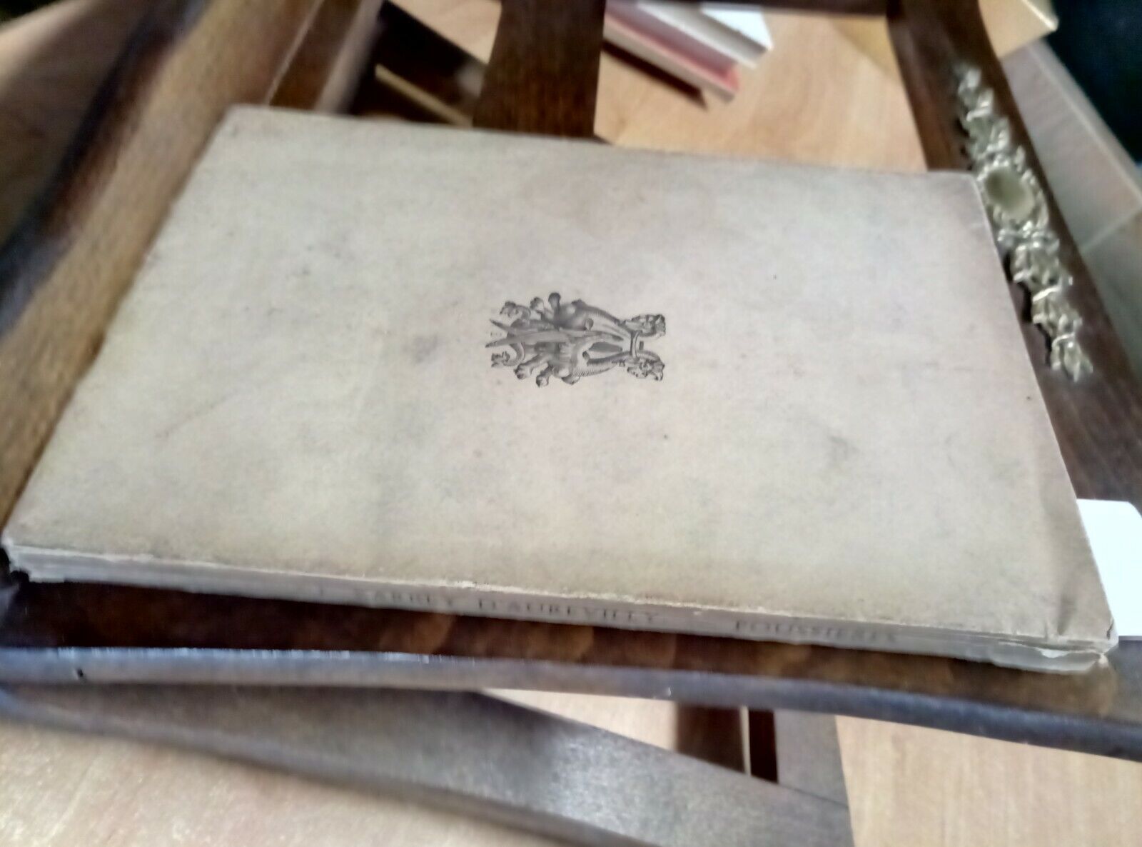 BARBEY D'AUREVILLY - POUSSIERES - 1897 - tirage limite N 341/500 LEMERRE