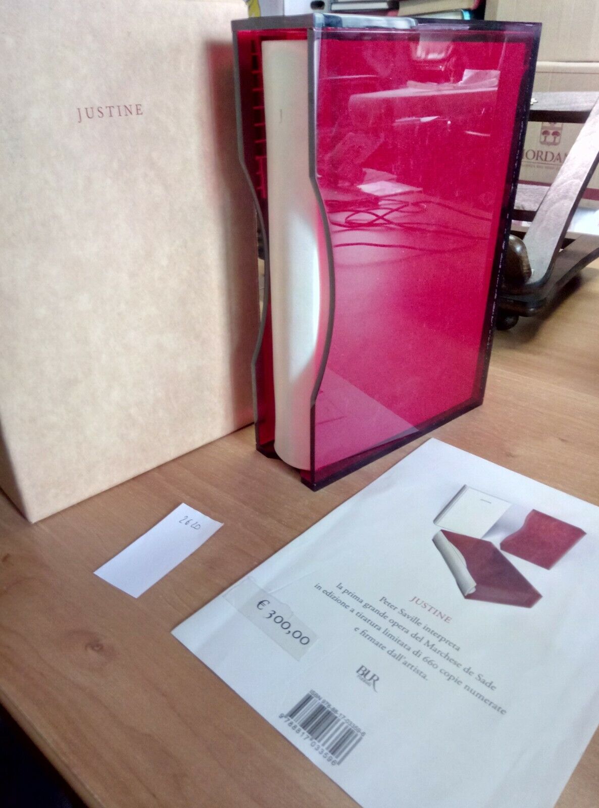 DE SADE JUSTINE PETER SAVILLE INTERPRETA TIRATURA LIMITATA 62/660 FIRMATA